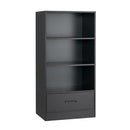 Wood Bookcase With Storage Drawer For Living Room