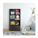Wood Bookcase With Storage Drawer For Living Room