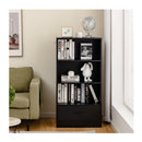 Wood Bookcase With Storage Drawer For Living Room