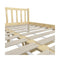 Wooden Bed Frame Queen Size Slat Support