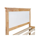 Wooden Bed Frame With Headboard 2 Storage Drawers
