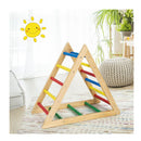 Wooden Colorful Climbing Triangle Ladder For Kids Room Living Room