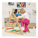 Wooden Colorful Climbing Triangle Ladder For Kids Room Living Room