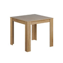 Wooden Dining Table 2 To 4 Seater 80cm Square Oak Kitchen Desk