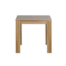 Wooden Dining Table 2 To 4 Seater 80cm Square Oak Kitchen Desk