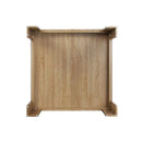Wooden Dining Table 2 To 4 Seater 80cm Square Oak Kitchen Desk