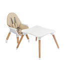 5In1 Convertible Wooden High Chair For Toddlers