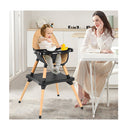 5In1 Convertible Wooden High Chair For Toddlers