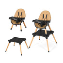 5In1 Convertible Wooden High Chair For Toddlers