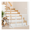 Wooden Pet Gate Dog Fence Safety White 400X 3Mm