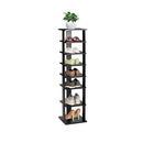 Wooden Shoe Rack With 8 Levels And Large Capacity Black