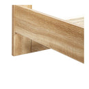 Wooden Bed Frame With Headboard Mattress Bed Base Platform