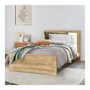 Wooden Bed Frame With Headboard Mattress Bed Base Platform