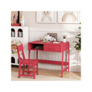 Wooden Children Study Table And Chair Set With Storage Drawer