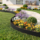 Garden Edging 60ft 30pcs Flexible Garden Border Plastic Lawn Edging Black