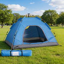 Camping Tent Instant Tent Pop up 2 Person Outdoor Hiking Tents Hiking Blue