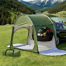 Camping Tent Car SUV Rear Hatchback Tents Canopy Portable Outdoor Family green