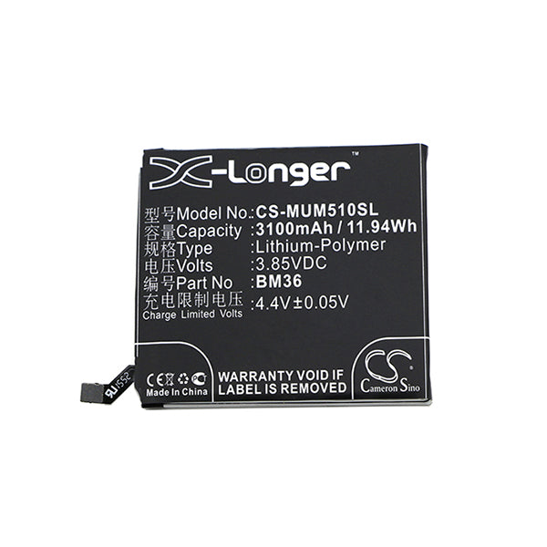 Cameron Sino Cs Mum510Sl 3100Mah Battery For Xiaomi Mi 5S Mobile