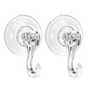 2x Suction Cup Hooks Heavy Duty Christmas Wreath Hanger Window 5kg