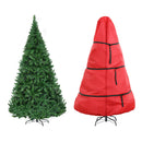 2.4m Pre-Lit Christmas Tree 1488 LED Green with Red Storage Bag