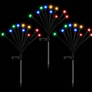 Christmas Lights Solar Firefly Lights Garden Decoration Path Lights Multicolour 3 Pack