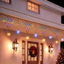 Christmas Lights Solar Fairy Lights Christmas Decorations Multicolour 4m
