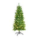 Artificial Pencil Christmas Tree With Warm White Ul Listed Lights
