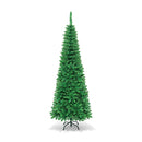 Artificial Pencil Christmas Tree With Tips And Led Lights