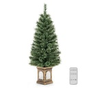 125Cm Christmas Entrance Tree Potted With Pine Needles