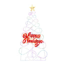 Outdoor Colorful Christmas Tree With 216 Led Lights For Home And Party