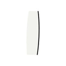 50Cm Round Wall Mirror Frameless Tempered Glass