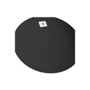 50Cm Round Wall Mirror Frameless Tempered Glass