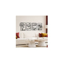 Metal Wall Art 4Pcs Floral Minimalist Line Decor