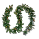 Yuletide Glow Prelit Christmas Garland 274Cm