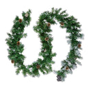Yuletide Glow Prelit Christmas Garland 274Cm