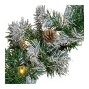 Yuletide Glow Prelit Christmas Garland 274Cm
