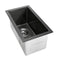 Sink Handmade Single Bowl Sink Mount Grey Black 304 Stainless Steel