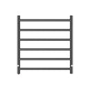 6 Bars Electric Heated Towel Rack Round 620X600Mm Stainless Steel