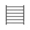 6 Bars Electric Heated Towel Rack Round 620X600Mm Stainless Steel
