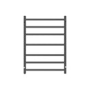 7 Bars Electric Heated Towel Rack Round Stainless Towel Rail Warmer