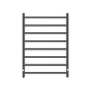 8 Bars Electric Heated Towel Rack Round Stainless Steel Towel Rail