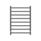 8 Bars Electric Heated Towel Rack Round Stainless Steel Towel Rail
