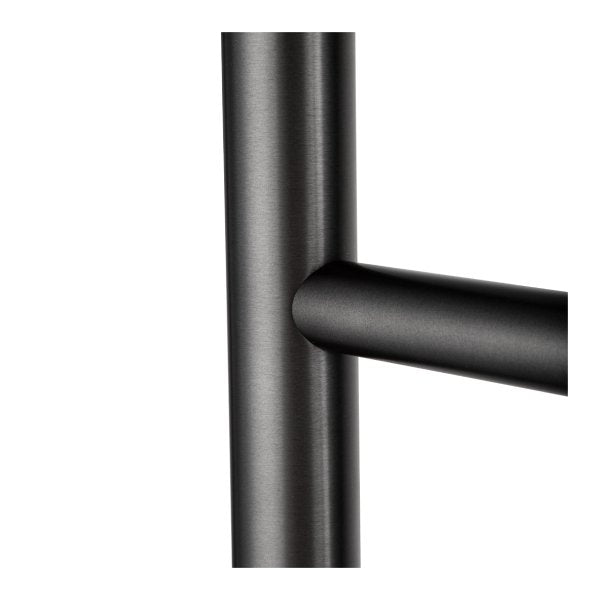 8 Bars Electric Heated Towel Rack Round Stainless Steel Towel Rail
