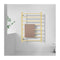 Brushed Electric Heated Towel Rack Square 8 Bars