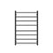 Brushed Electric Heated Towel Rack Square 8 Bars