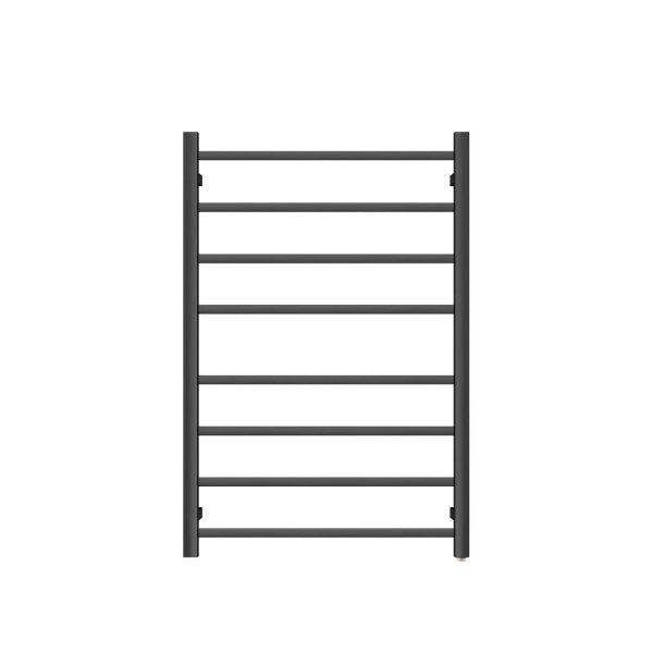 Brushed Electric Heated Towel Rack Square 8 Bars