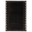 Zigzag Black Fara Soft Rug 200Cmx290Cm
