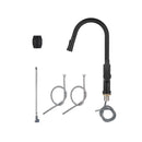 Zinc Alloy Kitchen Sink Mixer Tap Double Function Pull Out
