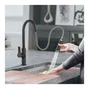 Zinc Alloy Kitchen Sink Mixer Tap Double Function Pull Out
