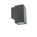 Bronte Wall Mounted Square Down Light 240V Dark Grey Finish